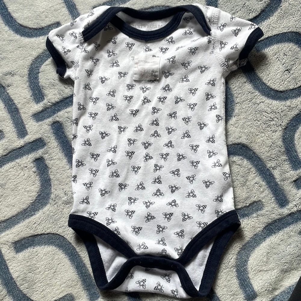 Burt Bees Baby onesie